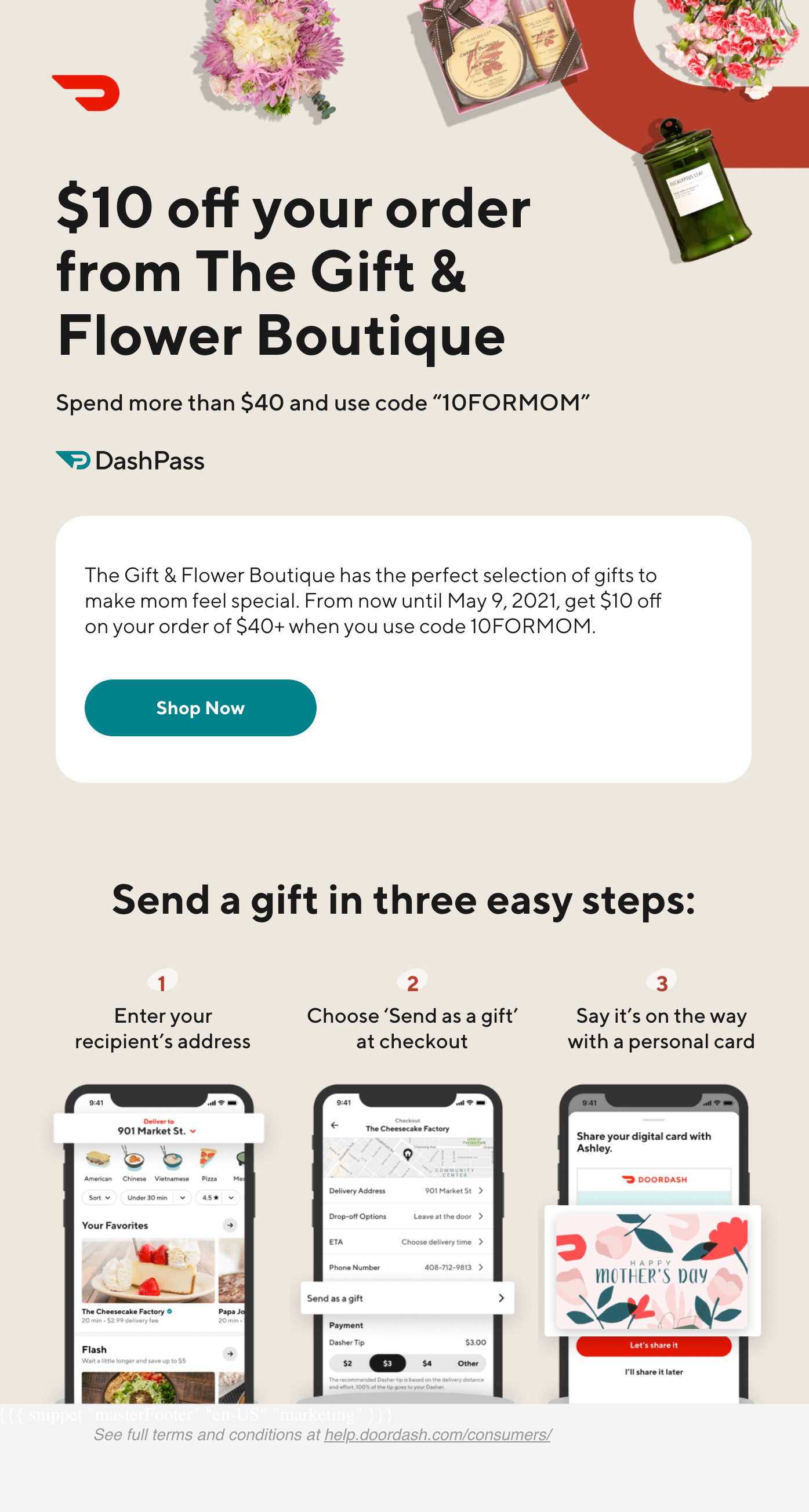 DashPass Gifting